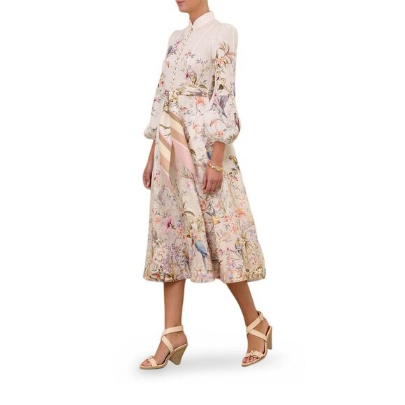 Zimmermann Women Rebellion Button Midi Dress - Picture 4 of 5